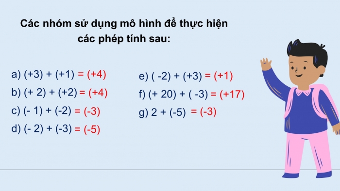 Giáo án PPT Toán 6 chân trời Bài 5 Hoạt động thực hành và trải nghiệm: Vui học cùng số nguyên