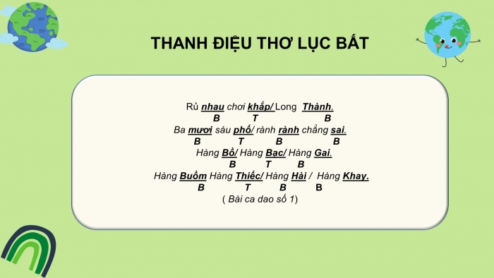 Giáo án PPT Ngữ văn 6 chân trời Bài 3: Những câu hát dân gian về vẻ đẹp quê hương