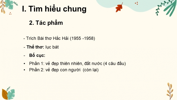 Giáo án PPT Ngữ văn 6 chân trời Bài 3: Việt Nam quê hương ta