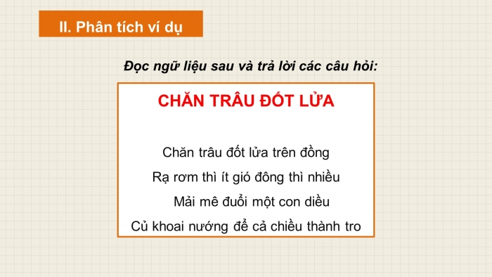 Giáo án PPT Ngữ văn 6 chân trời Bài 3: Làm một bài thơ lục bát