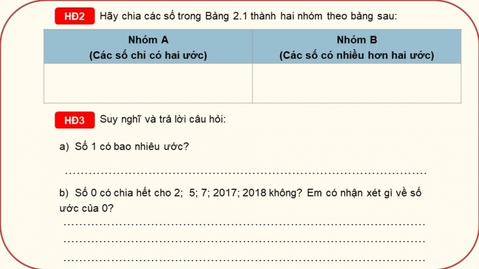 Giáo án PPT Toán 6 kết nối Bài 10: Số nguyên tố