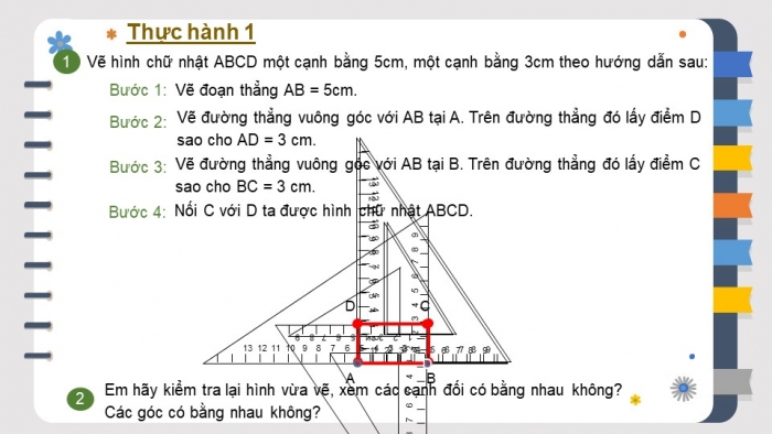 Giáo án PPT Toán 6 kết nối Bài 19: Hình chữ nhật. Hình thoi. Hình bình hành. Hình thang cân