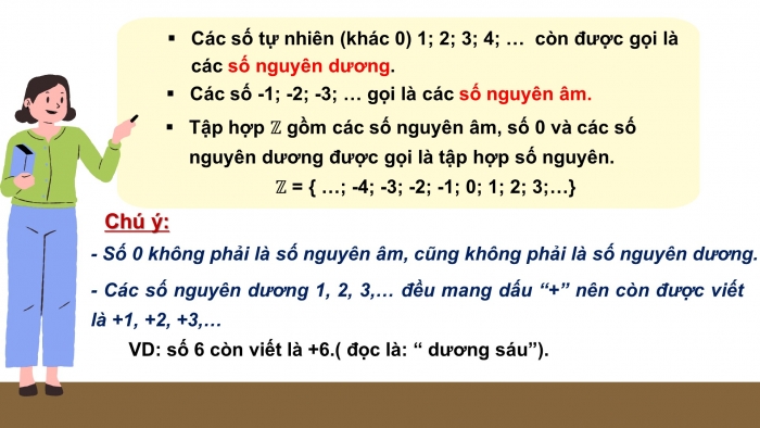 Giáo án PPT Toán 6 kết nối Bài 13: Tập hợp các số nguyên