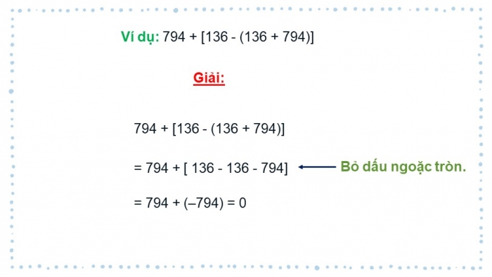 Giáo án PPT Toán 6 kết nối Bài 15: Quy tắc dấu ngoặc