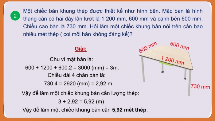 Giáo án PPT Toán 6 kết nối Bài 20: Chu vi và diện tích của một số tứ giác đã học