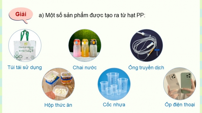 Giáo án điện tử KHTN 9 chân trời - Phân môn Hoá học Bài 30: Polymer (P2)