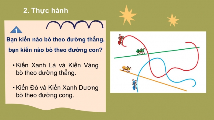 Giáo án PPT Toán 2 chân trời bài Đường thẳng – Đường cong