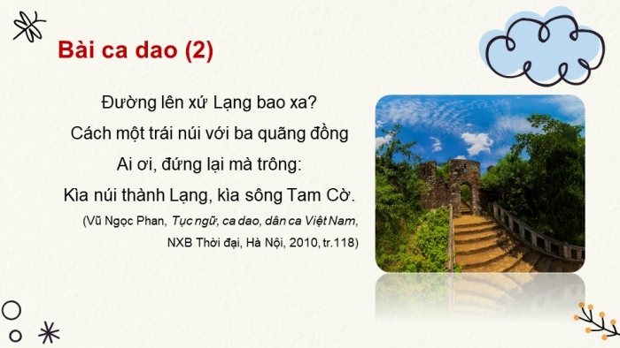 Giáo án PPT Ngữ văn 6 kết nối Bài 4: Chùm ca dao về quê hương đất nước