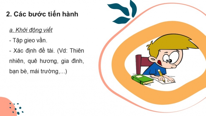 Giáo án PPT Ngữ văn 6 kết nối Bài 4: Tập làm một bài thơ lục bát, Viết đoạn văn thể hiện cảm xúc về một bài thơ lục bát