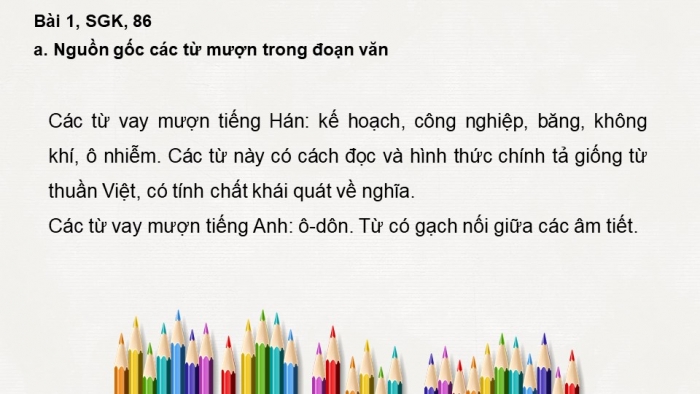 Giáo án PPT Ngữ văn 6 kết nối Bài 9: Từ mượn