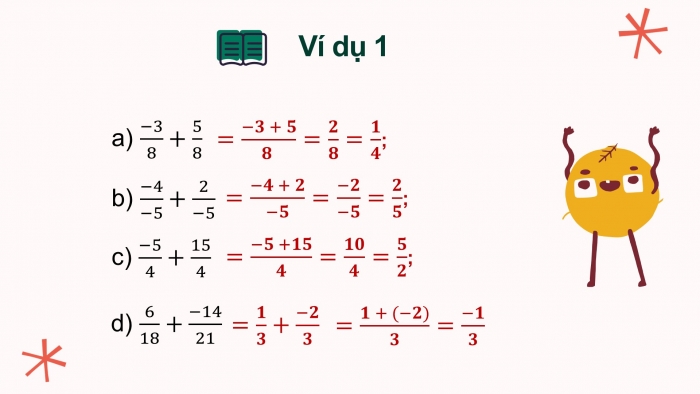 Giáo án PPT Toán 6 chân trời Bài 4: Phép cộng và phép trừ phân số