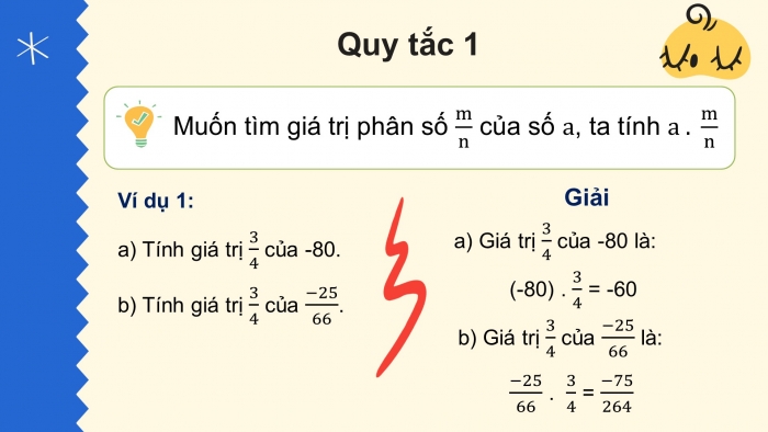 Giáo án PPT Toán 6 chân trời Bài 6: Giá trị phân số của một số