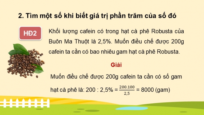 Giáo án PPT Toán 6 chân trời Bài 5: Bài toán về tỉ số phần trăm