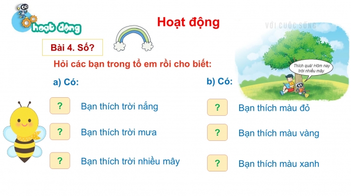 Giáo án PPT Toán 2 kết nối Bài 67: Thực hành và trải nghiệm thu thập, phân loại, kiểm đếm số liệu