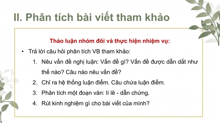 Giáo án điện tử Ngữ văn 9 kết nối Bài 8: Viết bài văn nghị luận về một vấn đề cần giải quyết (trong đời sống xã hội)