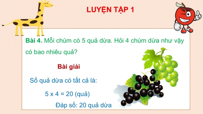 Giáo án PPT Toán 2 kết nối Bài 71: Ôn tập phép nhân, phép chia