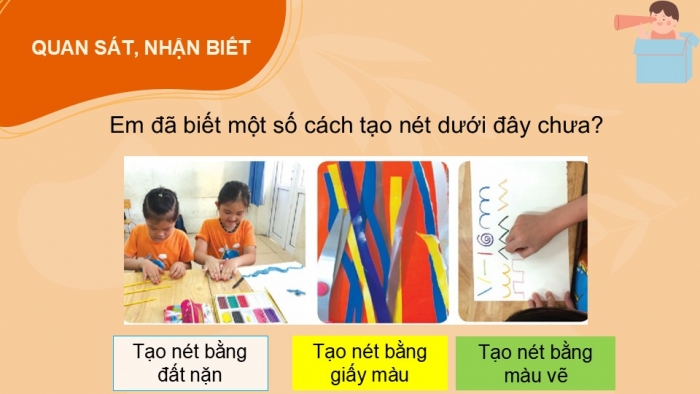 Giáo án PPT Mĩ thuật 2 cánh diều Bài 3: Cùng học vui với nét