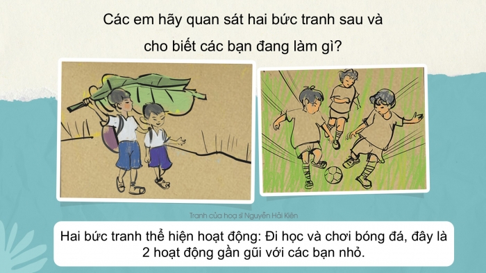 Giáo án PPT Mĩ thuật 2 cánh diều Bài 16: Một ngày thú vị của em