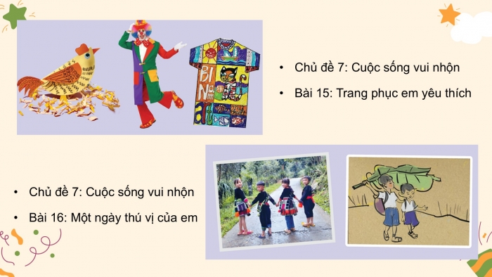 Giáo án PPT Mĩ thuật 2 cánh diều Bài 17: Cùng nhau ôn tập học kì 2