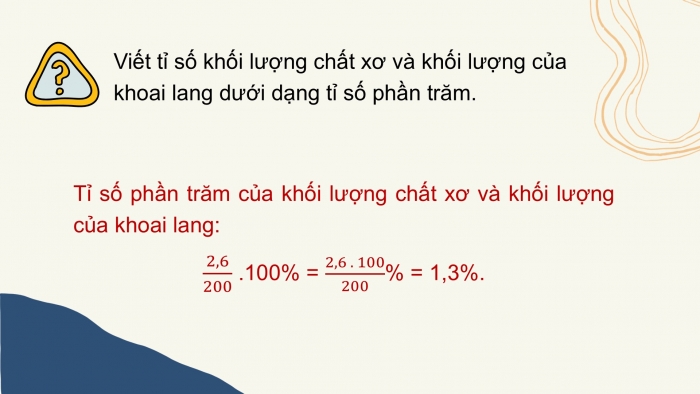 Giáo án PPT Toán 6 kết nối Bài 31: Một số bài toán về tỉ số và tỉ số phần trăm