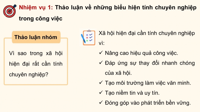 Giáo án điện tử Hoạt động trải nghiệm 12 cánh diều Chủ đề 7: Thị trường lao động và nghề nghiệp trong xã hội hiện đại (P2)