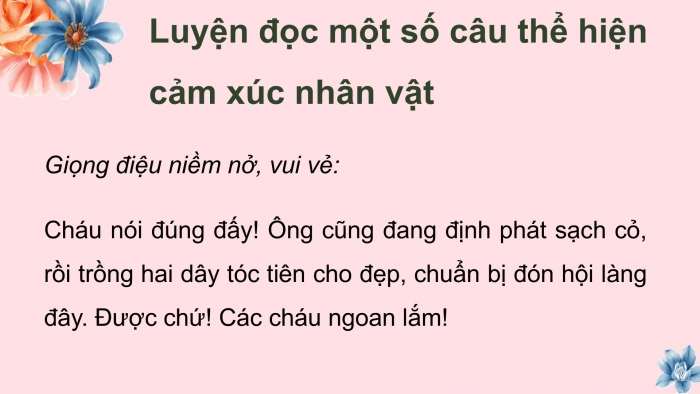 Giáo án điện tử Tiếng Việt 5 cánh diều Bài 13: Hoa trạng nguyên