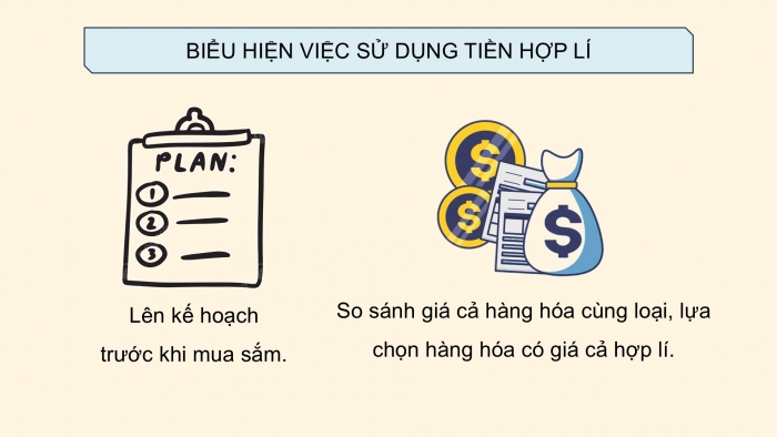 Giáo án điện tử Đạo đức 5 chân trời Bài 12: Em sử dụng tiền hợp lí