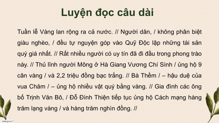 Giáo án điện tử Tiếng Việt 5 cánh diều Bài 14: Tuần lễ Vàng