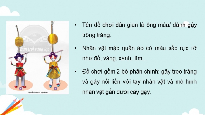 Giáo án điện tử Mĩ thuật 5 chân trời bản 1 Bài 2: Đồ chơi dân gian