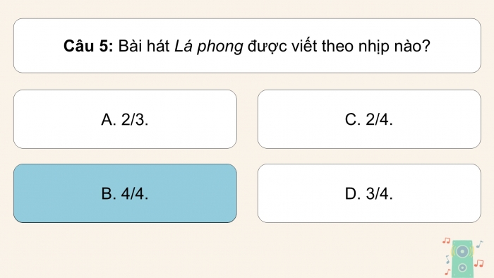 Giáo án điện tử Âm nhạc 5 cánh diều Tiết 20: Ôn tập bài hát Lá phong, Thường thức âm nhạc – Tìm hiểu nhạc cụ Đàn nguyệt