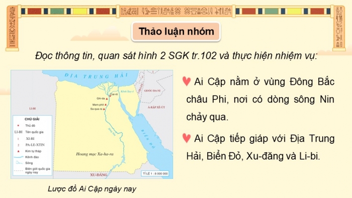 Giáo án điện tử Lịch sử và Địa lí 5 kết nối Bài 24: Văn minh Ai Cập