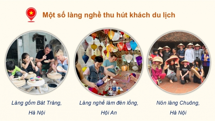 Giáo án điện tử chuyên đề Địa lí 12 kết nối CĐ 3 Phần 2 + 3: Phát triển làng nghề và các tác động, Thực hành Tìm hiểu làng nghề ở địa phương