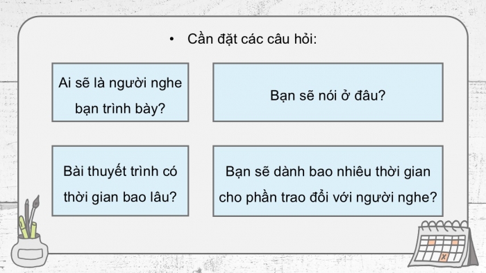 Giáo án điện tử chuyên đề Ngữ văn 12 chân trời CĐ 3 Phần 3: Yêu cầu và cách thức thuyết trình về phong cách sáng tác của một trường phái văn học (cổ điển, lãng mạn hoặc hiện thực)