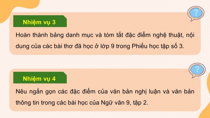 Giáo án điện tử Ngữ văn 9 kết nối Bài Ôn tập học kì II