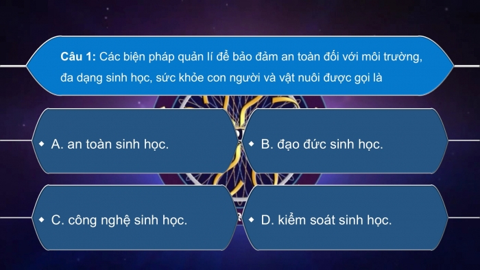 Giáo án điện tử KHTN 9 kết nối - Phân môn Sinh học Bài Ôn tập học kì 2