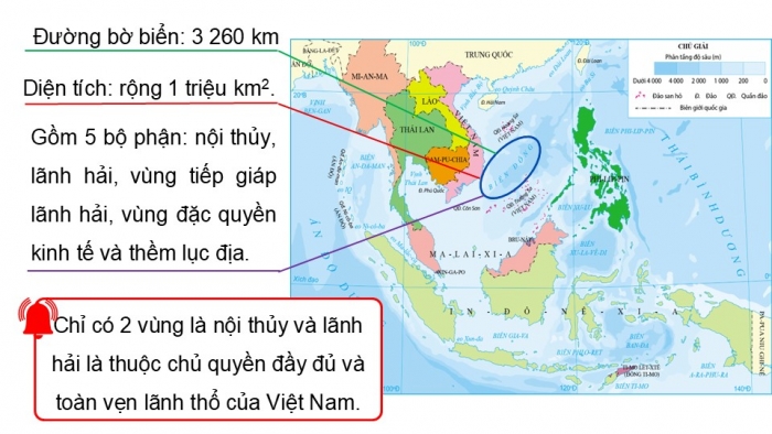 Giáo án điện tử Địa lí 9 kết nối Bài 22: Phát triển tổng hợp kinh tế và bảo vệ tài nguyên, môi trường biển đảo