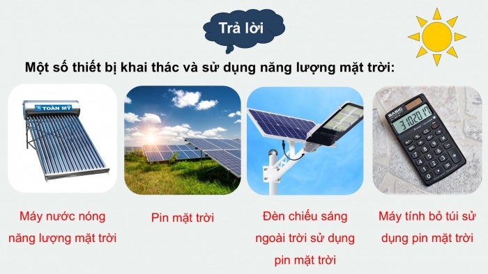 Giáo án điện tử KHTN 9 chân trời - Phân môn Vật lí Bài 15: Năng lượng tái tạo