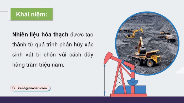 Giáo án điện tử KHTN 9 chân trời - Phân môn Hoá học Bài 33: Khai thác nhiên liệu hóa thạch