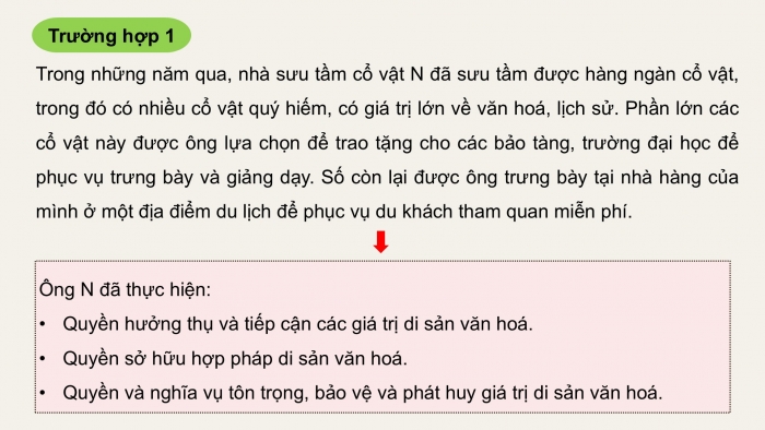 Giáo án điện tử Kinh tế pháp luật 12 kết nối Bài 13: Quyền và nghĩa vụ của công dân trong bảo vệ di sản văn hoá, môi trường và tài nguyên thiên nhiên