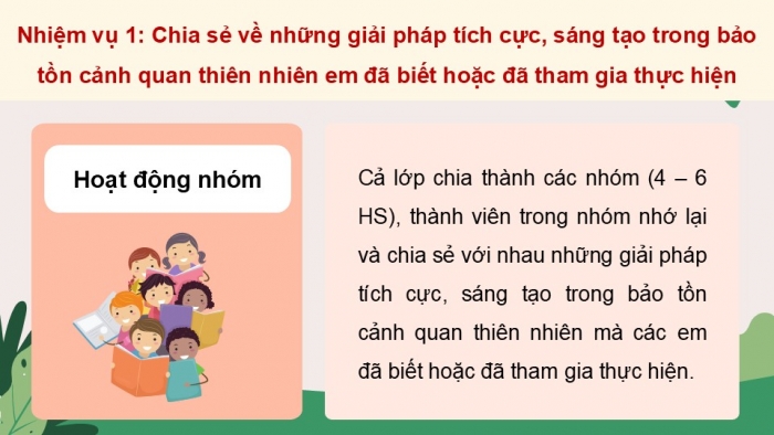 Giáo án điện tử Hoạt động trải nghiệm 12 kết nối Chủ đề 6 Tuần 1