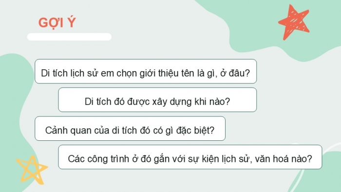 Giáo án điện tử Tiếng Việt 5 kết nối Bài 24: Di tích lịch sử