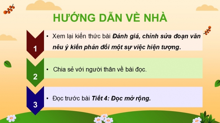 Giáo án điện tử Tiếng Việt 5 kết nối Bài 30: Đánh giá, chỉnh sửa đoạn văn nêu ý kiến phản đối một sự việc, hiện tượng