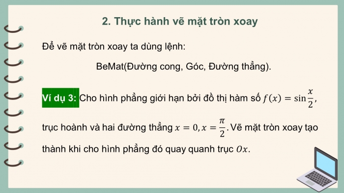 Giáo án điện tử Toán 12 cánh diều Bài Thực hành phần mềm GeoGebra