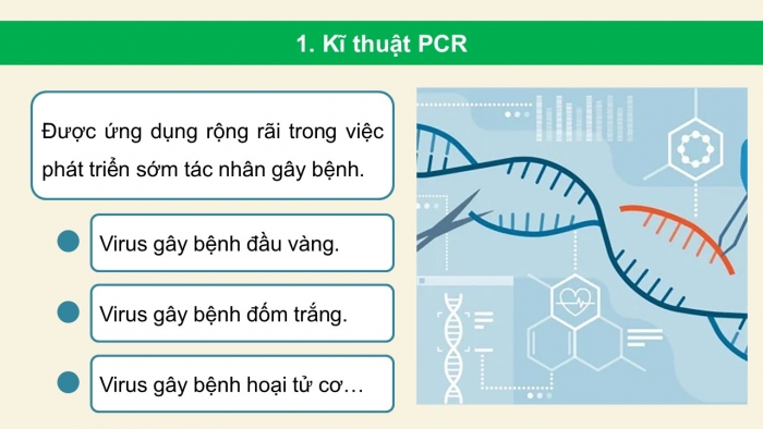 Giáo án điện tử Công nghệ 12 Lâm nghiệp - Thủy sản Kết nối Bài 25: Ứng dụng công nghệ sinh học trong phòng, trị bệnh thủy sản