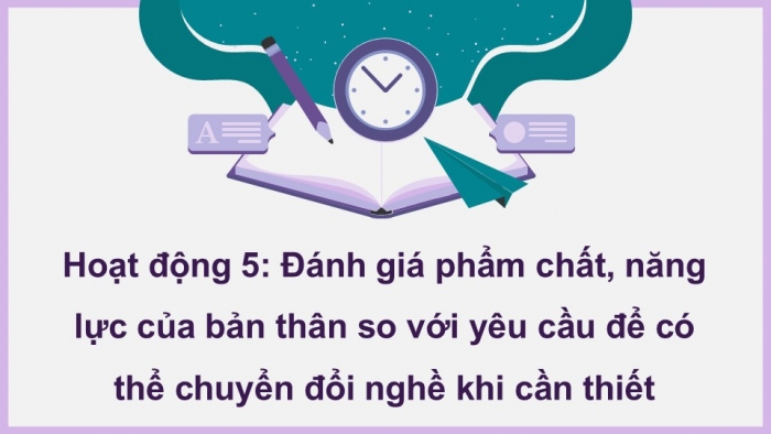 Giáo án điện tử Hoạt động trải nghiệm 12 kết nối Chủ đề 9 Tuần 3