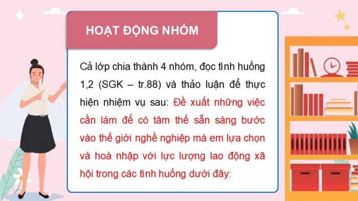 Giáo án điện tử Hoạt động trải nghiệm 12 kết nối Chủ đề 10 Tuần 3