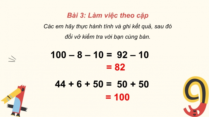 Giáo án PPT Toán 2 cánh diều bài Luyện tập chung (Chương 2 tr. 74)