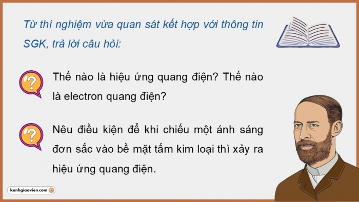 Giáo án điện tử chuyên đề Vật lí 12 cánh diều Bài 1: Năng lượng photon và hiệu ứng quang điện