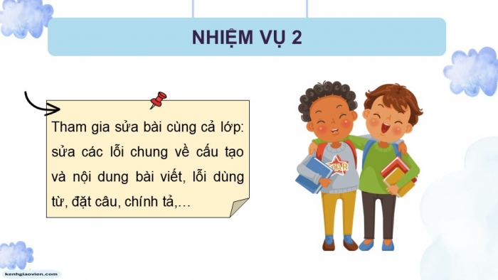 Giáo án điện tử Tiếng Việt 5 cánh diều Bài 17: Trả bài viết kể chuyện sáng tạo