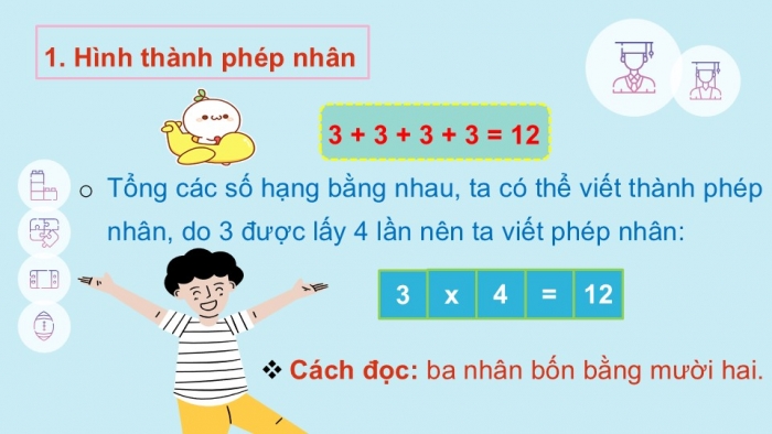 Giáo án PPT Toán 2 chân trời bài Phép nhân